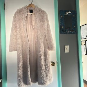 Forever 21 faux fur teddy coat